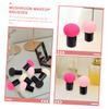 AUTSUPPL 6pcs Mushroom Shape Makeup Powder Puff Dry Wet Blending Brush Girl Makeup Tool Face Powder Puff Portable view 2
