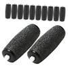 ASAKKURA 12pcs Pedicure Grinding Head Callus Remover Roller Replacement Rollers Foot File Refills view 1