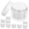BIUDECO 10pcs Leak Cosmetic Containers with Lids Travel-friendly Lotion Cream Jars for Body Butter Skin Care Products Reusable Easy to Clean Dispensers for Makeup Lotions view 1