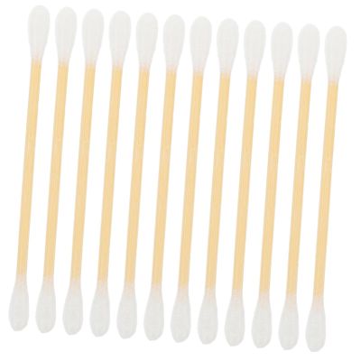 LALADEFIEE 10bags Bag-packed Cotton Buds Long Cotton Swabs for Makeup Removal Ear Cleaning Craft and Personal Care