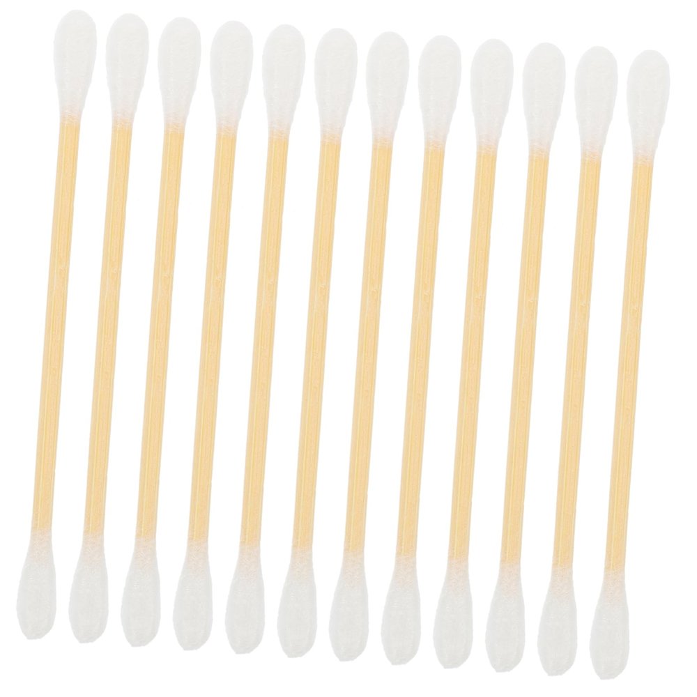LALADEFIEE 10bags Bag-packed Cotton Buds Long Cotton Swabs for Makeup Removal Ear Cleaning Craft and Personal Care