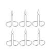 ASAKKURA 1set Eyebrow Grooming Kit Stainless Steel Eyebrow Tweezers Clamp Makeup Beauty Clip for Women Men view 2