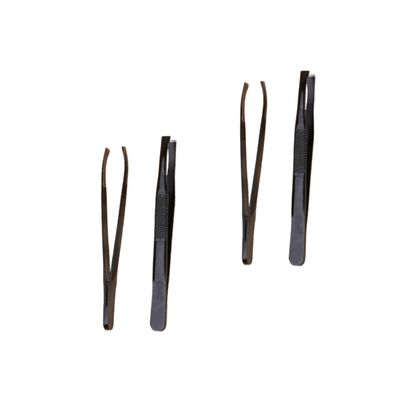 ASAKKURA 4pcs Stainless Steel Eyebrow Tweezers Set Eyebrow Shaping Tools Precision Clips Convenient Makeup Accessories for Easy Hair Removal and Grooming