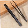 ASAKKURA 4pcs Stainless Steel Eyebrow Tweezers Set Eyebrow Shaping Tools Precision Clips Convenient Makeup Accessories for Easy Hair Removal and Grooming view 2