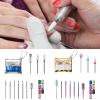 10pcs Drill Bits Set Sanding Bands Electric File And Acrylic Gel Bit For Manicure Pedicure view 2