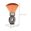 ASAKKURA Barber Neck Duster Brush for Men Portable Hair Duster Soft Bristles for Efficient Cleaning and Grooming for Beard Care and Hair Trimming view 2