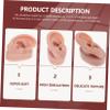 BELLIFFY Practical Silicone Ear Piercing Model for Jewelry Display and Training Flexible Lightweight Durable Right Ear Simulation Prop view 3