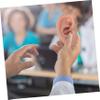 BELLIFFY Practical Silicone Ear Piercing Model for Jewelry Display and Training Flexible Lightweight Durable Right Ear Simulation Prop view 4
