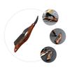 BELLIFFY Wooden Beard Trimming Holder Portable Manual Razor for Men Multi-purpose Shaving Tool with Anti-slip Handle for Easy Grooming Durable Head view 3