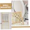 ASAKKURA Wall-mounted Hair Braiding Rack Elegant Wooden Hair Extension Holder for Stylists Space-saving Durable and Sophisticated Design for Salon Use view 3