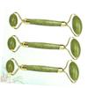 BEBEMOKO 3pcs Jade Face Massager Portable Facial Roller Skin Care Tool for Puffiness Relief Migraine Comfort and Routine Lightweight and Durable Design Green view 2