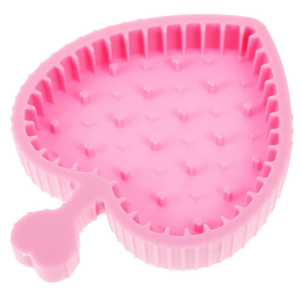 BELLIFFY Brush Cleaner Mat Makeup Brush Cleaning Pad Convex Textures Easy to Use Design for Makeup Enthusiasts