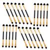FOMIYES 20pcs Professional Eye Shadow Brush Double-sided Makeup Brush for Women Precision Eye Eyeshadow for Women for Makeup Fan view 1