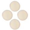COLLBATH 4pieces Makeup Remover Powder Pads Reusable Facial Cleaning Loofah Set for Gentle Skin Cleansing and Makeup Removal Travel-friendly Round Pads Convenient Container view 1