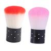 Outanaya 2pcs Nail Dust Brush Soft Bristles for Nail Cleaning Manicure Durable Lightweight Tools for Home and Professional Use Red Pink view 1