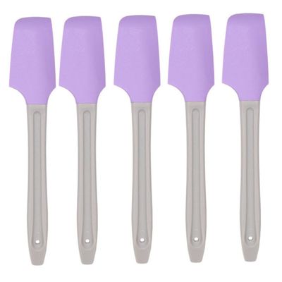MERRYHAPY 15pcs Silicone Makeup Spatula for Hand and Foot Care Reusable Beauty Scraper for Even Application of Wax and Masks Safe for Skin
