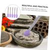 MERRYHAPY 15pcs Silicone Makeup Spatula for Hand and Foot Care Reusable Beauty Scraper for Even Application of Wax and Masks Safe for Skin view 3