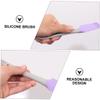 MERRYHAPY 15pcs Silicone Makeup Spatula for Hand and Foot Care Reusable Beauty Scraper for Even Application of Wax and Masks Safe for Skin view 4