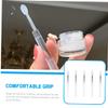 Didiseaon 5pcs Silicone Lip Brush Handle Applicator for Makeup Eyeshadow Lipstick Concealer Easy to Clean Portable Cosmetic Brush for Women view 2