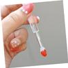 Didiseaon 5pcs Silicone Lip Brush Handle Applicator for Makeup Eyeshadow Lipstick Concealer Easy to Clean Portable Cosmetic Brush for Women view 3