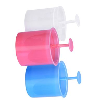 Baluue 3pcs Portable Plastic Bubble Maker for Facial Cleanser Wash Random Color Foaming Tool for Makeup Shampoo and Shower Gel Easy to Use and Decorate Your Space