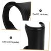 Beatifufu Stand Shaving Brush Holder Compact Organizer for Men's Grooming Tools Lightweight Black Plastic Design for Home and Travel Use view 4