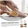 Ipetboom Foot Care Pumice Stone Pedicure Tools for Exfoliating Dead Skin Comfortable Grip -Friendly Bamboo Material for Home Professional Use view 2