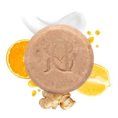 Alice Cares Detox & Refresh Shampoo Bar for Oily Hair  with Citrus Oils, Ginger & Cinnamon Extracts  Detoxifying, Clarifying & Sulfate-Free  Zero Waste, Travel-Friendly