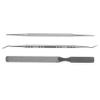 Beatifufu 1set Stainless Steel Nail Care Tools Set Manicure Kit Double- Cuticle Remover and Nail File Portable Grooming Essentials for Fingernails and Toenails for Home Travel view 1