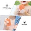 Baluue 3pcs Exfoliating Bath Shower Sponge Shower Loofah Scrubber Brush for Smooth Skin view 3