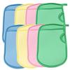 HAPINARY 8pcs Boys and Girls Exfoliating Mitts Bathing Gloves Foaming Mesh Gentle Skin Scrubbing Bath Accessories for Cleaning and view 1
