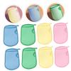 HAPINARY 8pcs Boys and Girls Exfoliating Mitts Bathing Gloves Foaming Mesh Gentle Skin Scrubbing Bath Accessories for Cleaning and view 3