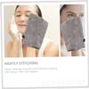 Baluue 6pcs Facial Cleaning Gloves Makeup Remover Mitts for Face Wash Gentle Easy to Clean Reusable Microfiber Mitts for Face Body view 4