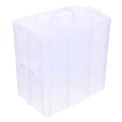 Outanaya Cosmetics Supplies Storage Box Nail Polish Lipstick Holder Space-saving Design