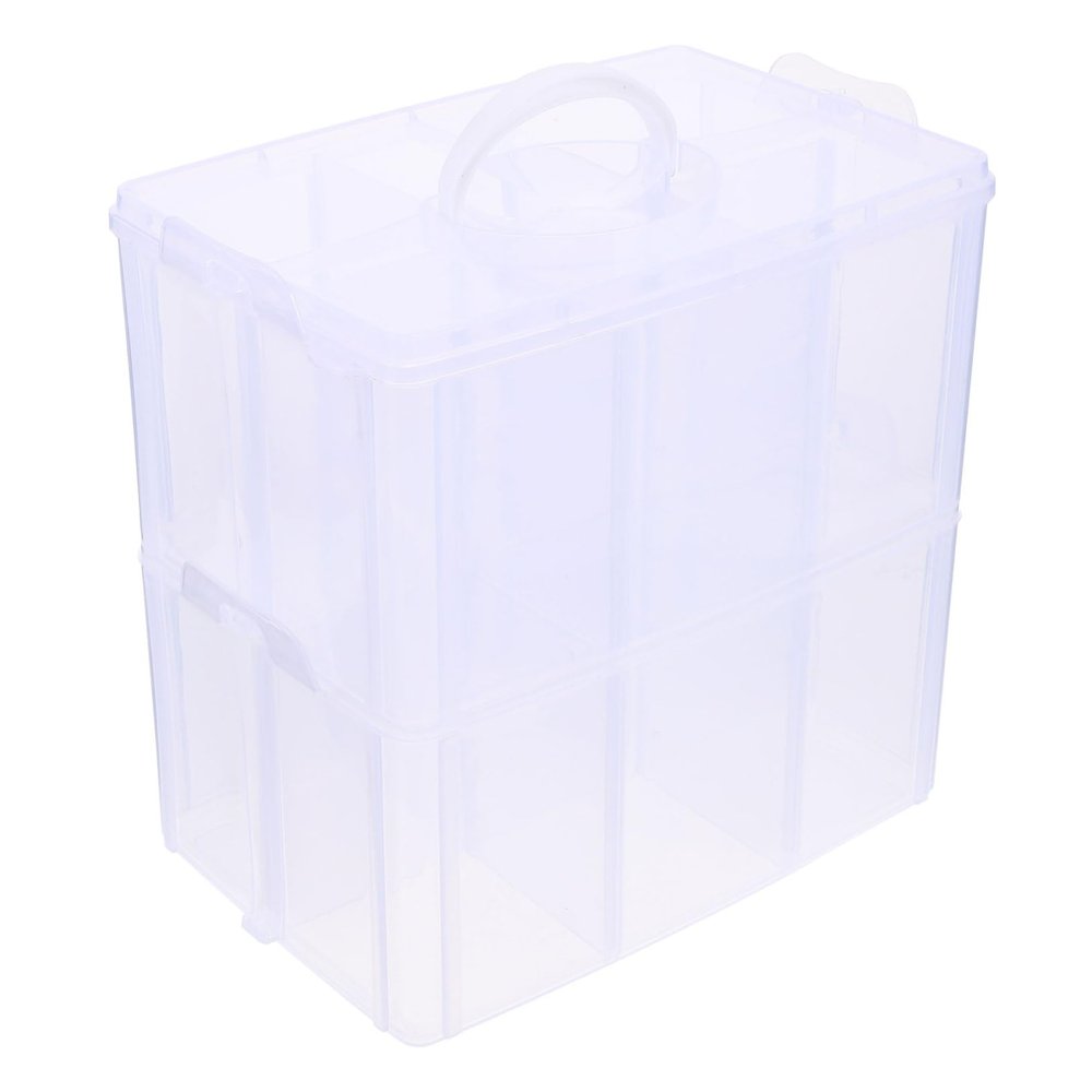 Outanaya Cosmetics Supplies Storage Box Nail Polish Lipstick Holder Space-saving Design