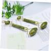 Beavorty 3pcs Portable Jade Face Roller Skin Care Massager Tool for Facial Massage Reduces Puffiness and Improves Skin Tone Lightweight and Easy to Carry for Home Travel Use view 3