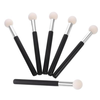 NOLITOY 6pcs Round Head Concealer Brush for Foundation Eye Makeup Portable Blending Tools for Beginners Professionals for Hiding Dark Circles Imperfections