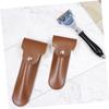 minkissy Razor Travel Cover Shaver Carrying Cover Compact Pu Razor Case for Travel view 2