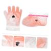 Ipetboom 2-Pair Paraffin Hand Wax Set Paraffin Wax Glove Foot Cover for Nourishing Foot Care Reusable Easy to Store Hand Feet Wax Cover Size Fits for Paraffin Therapy Lovers view 2