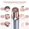 Facial Hair Removal for Women, Electric Painless Facial Hair Remover for Face, Chin, Lip with a Velvet Bag view 3
