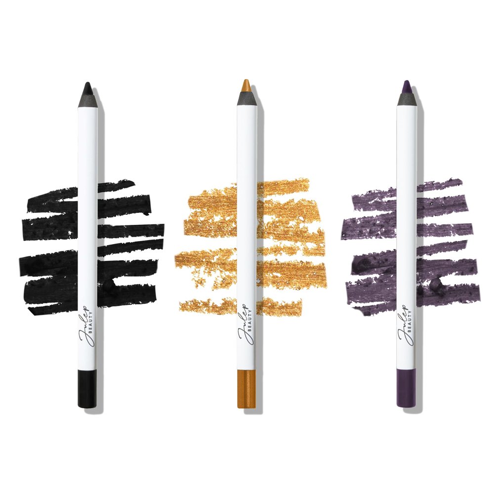 Julep When Pencil Met Gel Eyeliner Trio  Blackest Black, Sunset Gold, 17 Smoky Plum  Long-Lasting, Smudge-Proof Gel Eyeliner