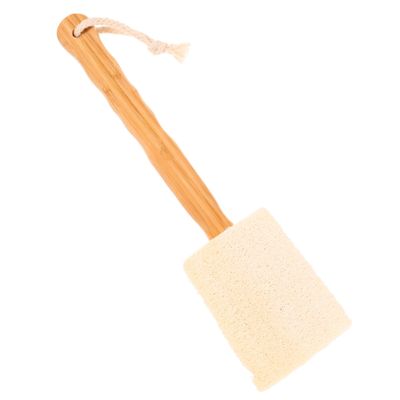 HAPINARY Household Bath Skin Brush Dual-Sided Loofah Exfoliating Tool Comfortable Handle for Gentle Skin Cleansing and Daily Use for Back Massage