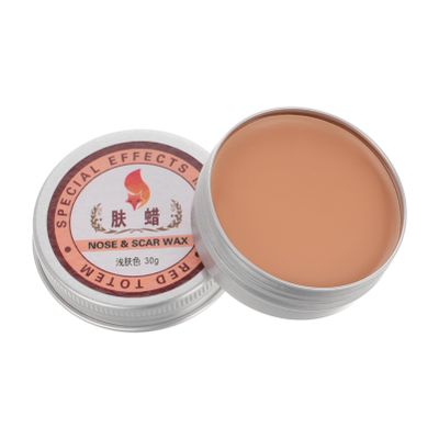 ASAKKURA Scar Wax for Realistic Makeup Effects Modeling Skin Wax for Halloween Fake Wounds and Prosthetic Applications Tone