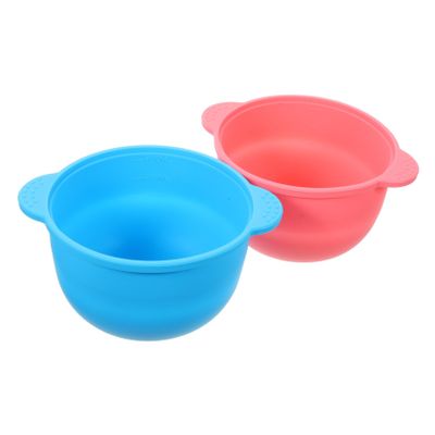 Didiseaon 2pcs Silicone Wax Bowl Hair Removal Waxing Tool Microwaveable Precision Scale Folding Bowl for Storage Random Color