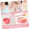 Didiseaon 2pcs Silicone Wax Bowl Hair Removal Waxing Tool Microwaveable Precision Scale Folding Bowl for Storage Random Color view 3