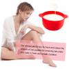 Didiseaon 2pcs Silicone Wax Bowl Hair Removal Waxing Tool Microwaveable Precision Scale Folding Bowl for Storage Random Color view 4