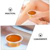 SOESFOUFU 25pcs Wax Melting Bowls for Hair Removal Nonstick Wax Containers for Easy Cleanup Beans for Underarm view 3