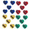 TOYZFRIENDY Mini Pencil Sharpening Tool Heart Shape for Eyebrow Pencil Sharpener 60 Pieces view 1
