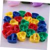 TOYZFRIENDY Mini Pencil Sharpening Tool Heart Shape for Eyebrow Pencil Sharpener 60 Pieces view 4