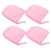 AUTSUPPL 4pcs Soft Facial Cleaning Gloves Makeup Remover Puff Face Scrubber Exfoliator view 1